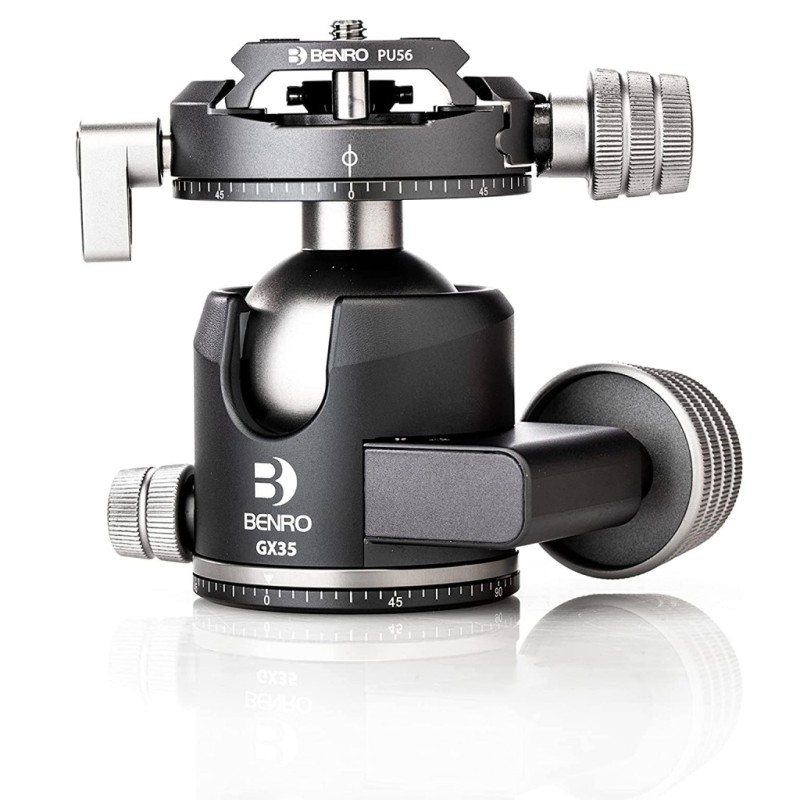 Benro GX35 Low-Profile Dual Panoramic Ball Head With PU56 Plate