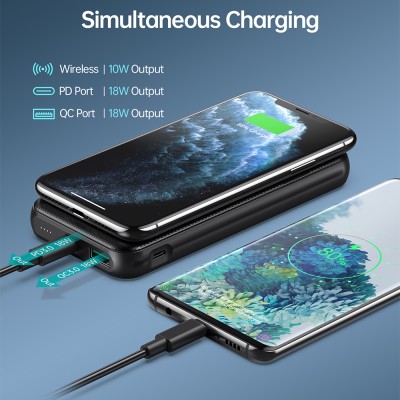 Choetech Power Bank & Wireless Charger (10000mAh)