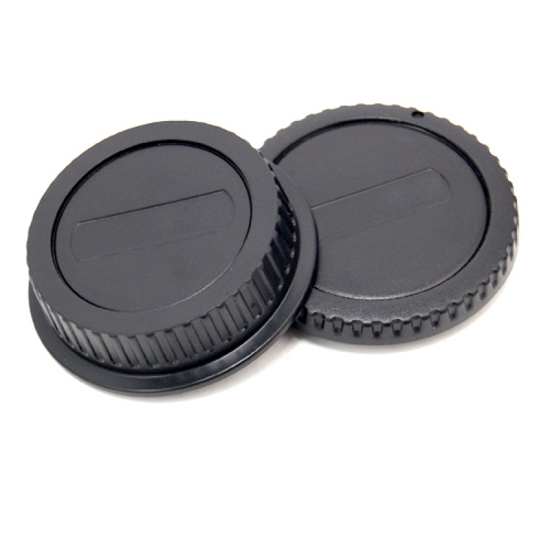 Caruba Rear Lens and Body Cap for Canon EF