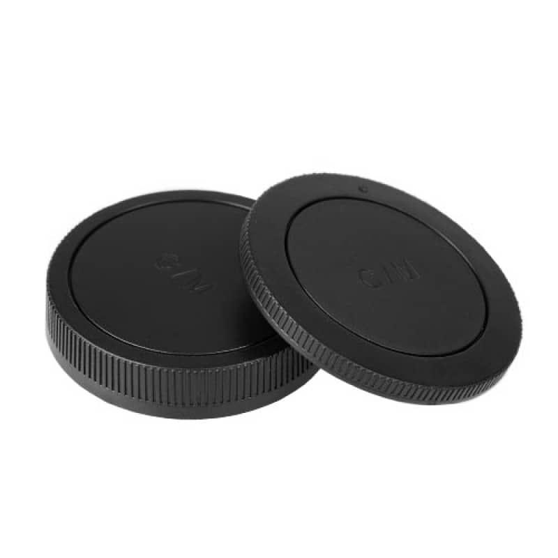 Caruba Rear Lens and Body Cap for Canon EOS M