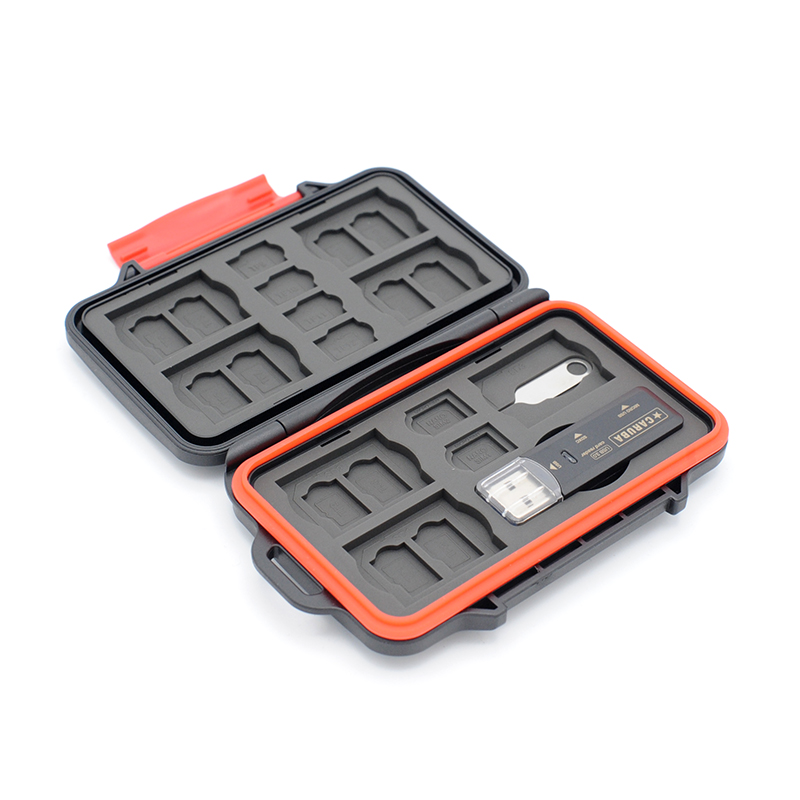 Caruba Multi Card Case MCC-7 (Incl. USB 3.0 Card Reader)