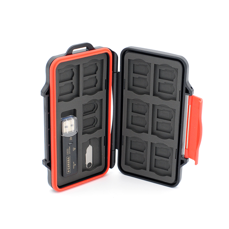 Caruba Multi Card Case MCC-8 (Incl. USB 3.0 Card Reader)