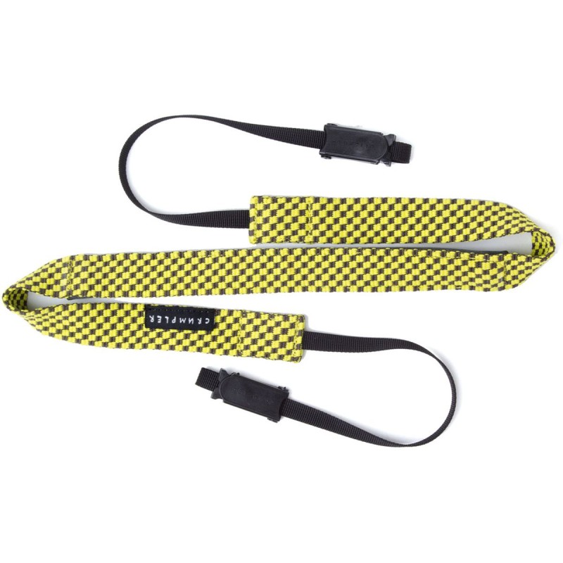 Crumpler Check Strap (Cameo Grey/Lemon Yellow)