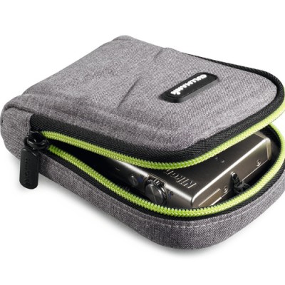 Cullmann OSLO Compact 200 (grey/lemon) camera pouch