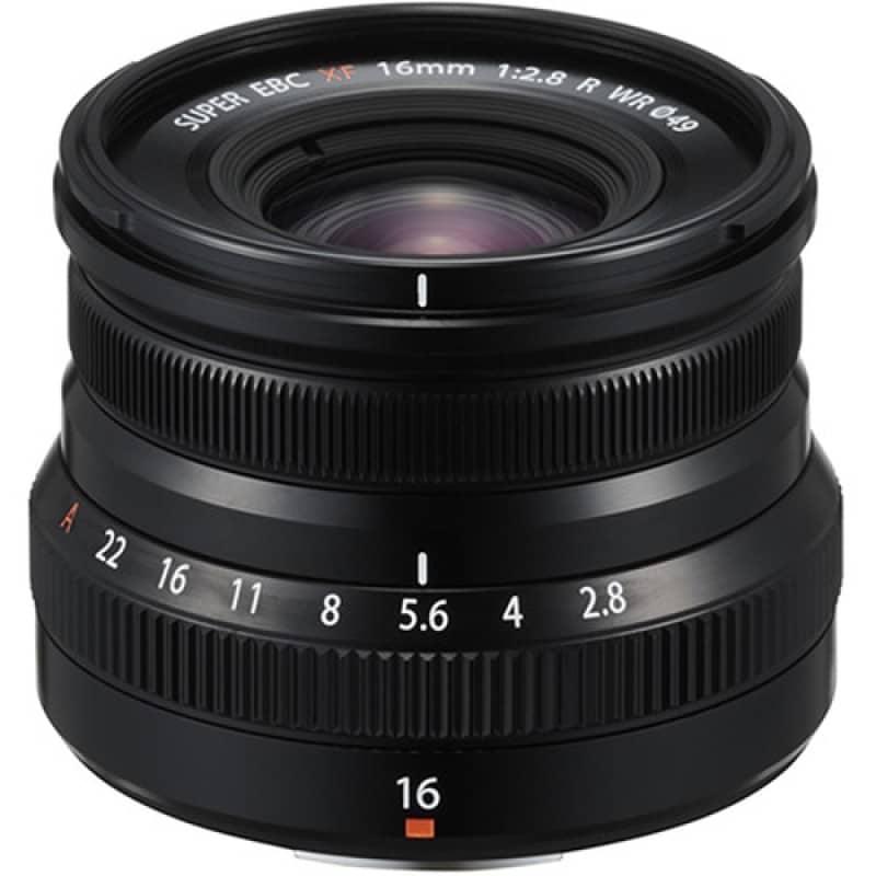 Fujifilm XF 16mm F2.8 R WR Lens (Black)