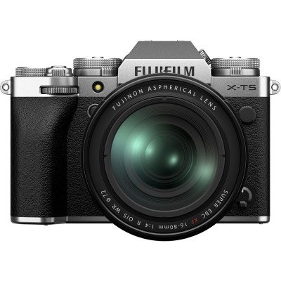 Fujifilm X-T5 Silver (with XF 16-80mm F4 R OIS WR Lens)