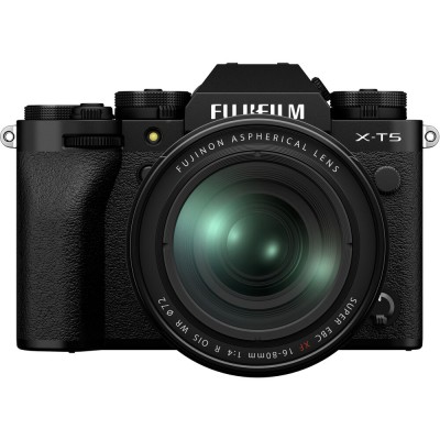 Fujifilm X-T5 Black (with XF 16-80mm F4 R OIS WR Lens)