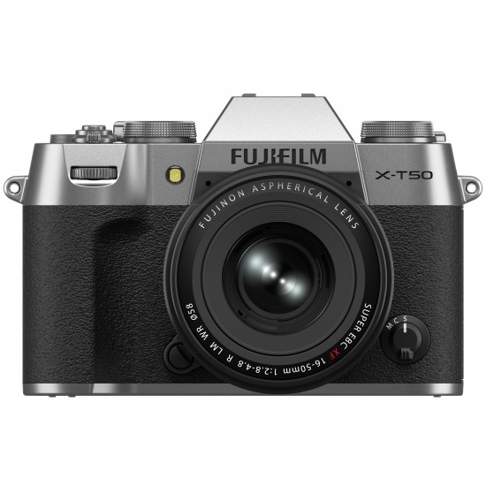 Fujifilm X-T50 Silver (with XF-16-50mm F2.8-4.8 R LM WR Lens)