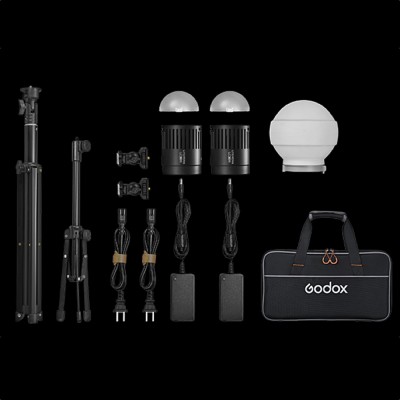 Godox Litemons LED Tabletop Video Light Double Light Kit