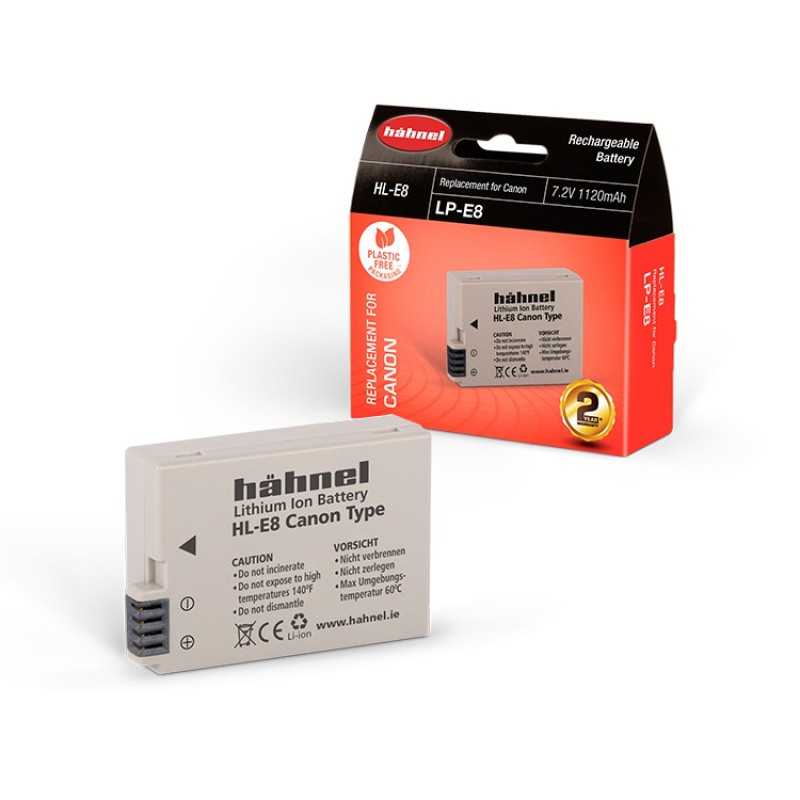 Hahnel Canon LP-E8 Replacement Battery