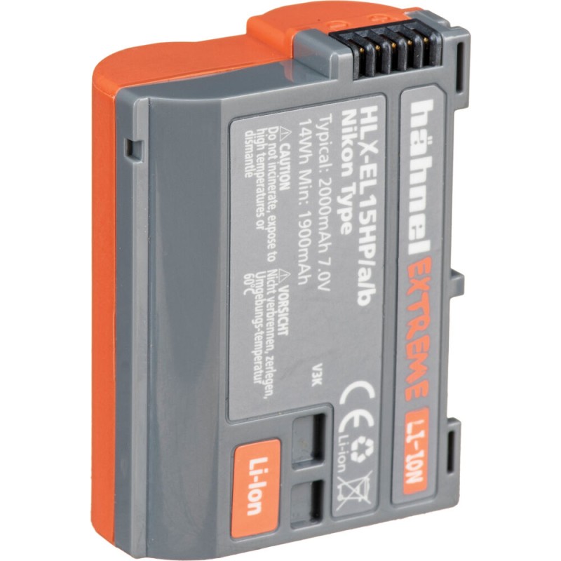 Hahnel Nikon HLX-EL15HP Extreme Battery (EN-EL15 Replacement Battery)