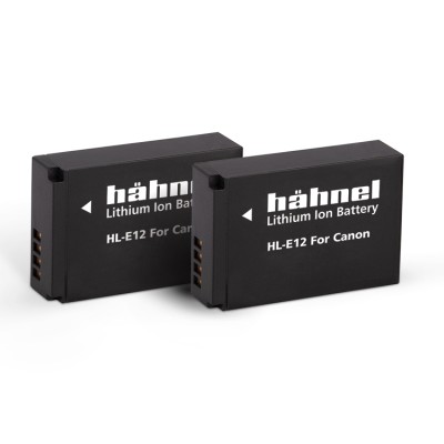 Hahnel Canon LP-E12 Replacement Battery Twin Pack