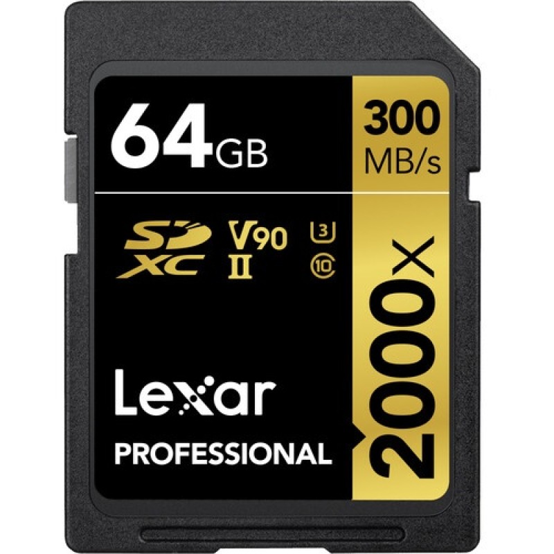 Lexar 64GB UHS-II 2000x V90