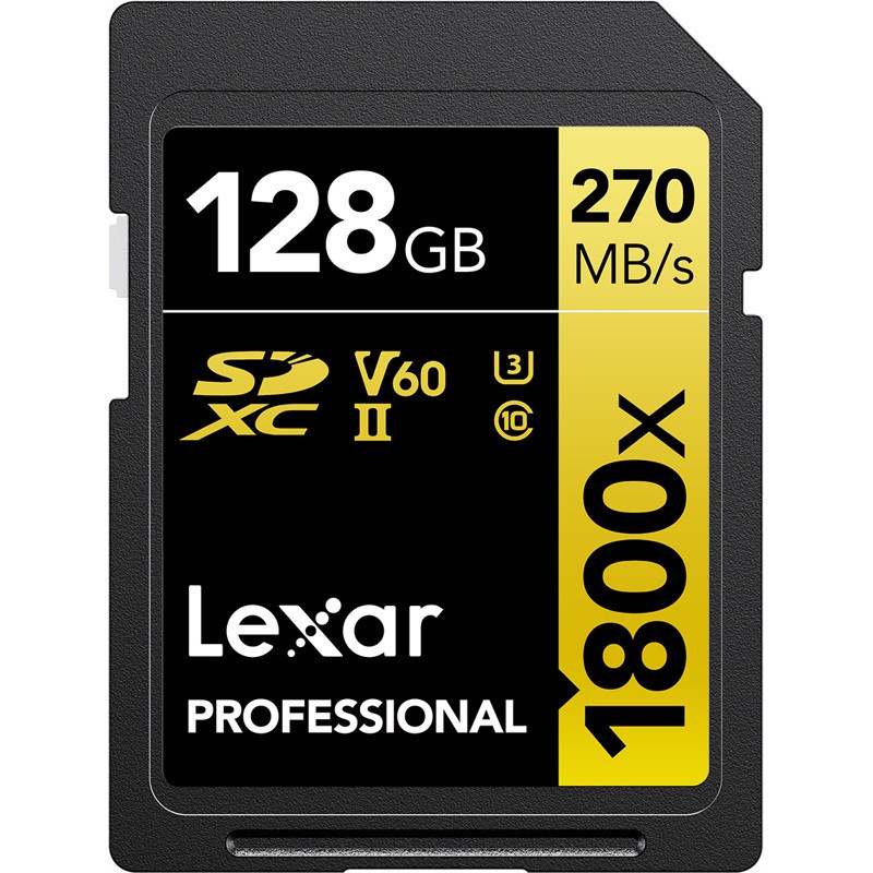 Lexar 128GB UHS-II 1800x V60