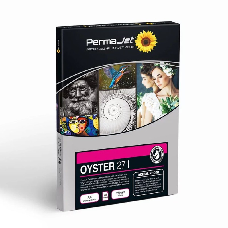 PermaJet Oyster 271gsm InkJet Paper A4 25 Sheets