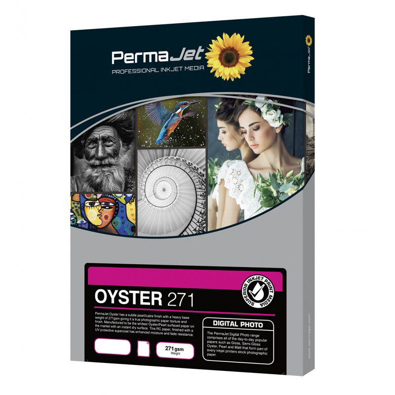 PermaJet Oyster 271gsm InkJet Paper 6x4 100 Sheets