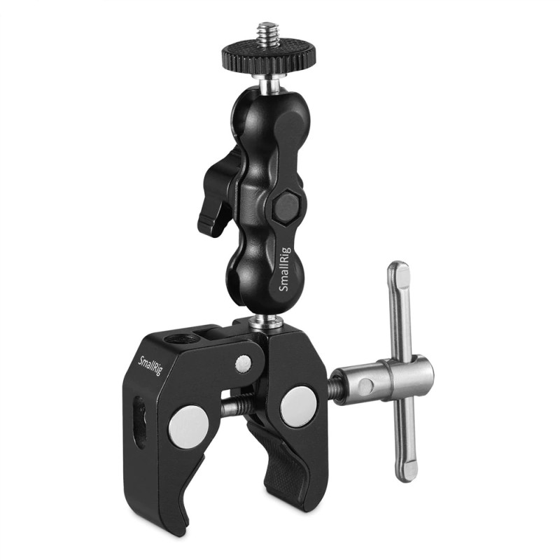 SmallRig 2164 Multi-Functional Crab-Shaped Clamp with Ballhead Magic Arm