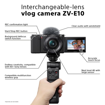 Sony ZV-E10L (with 16-50mm lens) Vlogging Camera Kit